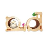 YGDYFDC Jouets pour Chats Roue à Vent for Chat, Papier ondulé Haute densité, résistant à l'usure, Jeu et Sommeil intégrés, lit for Chat, Tapis Roulant Tapis Roulant pour Chat(A:39 * 26 * 30cm)