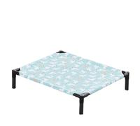 YGDYFDC Lit pour Animaux de Compagnie Chenil for Chien, lit de Camping Universel détachable Quatre Saisons for Animal de Compagnie, lit d'été Hors du Sol Lit Facile à Nettoyer(8,XL)
