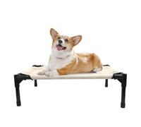 YGDYFDC Lit pour Animaux de Compagnie Lit de Camp Amovible et Lavable for Animaux de Compagnie, lit d'été for Chien, Niche Respirante Hors Sol for Chien Lit Facile à Nettoyer(M:76 * 61 * 18CM)