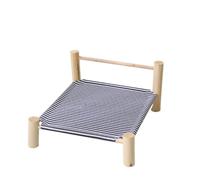 YGDYFDC Lit pour Animaux de Compagnie Lit de Camping for Animaux de Compagnie, lit de Petite et Moyenne Taille for Chien et Chat, Hors Sol, hamac Amovible et Lavable for Chat Lit Facile à Nettoyer(D)