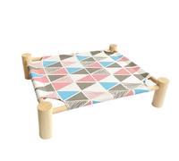 YGDYFDC Lit pour Animaux de Compagnie Lit for Chat Hors du Sol lit for Chat lit d'été for Chien lit de Camp Petit Chien lit d'été for Chien Quatre Saisons Lit Facile à Nettoyer(10)