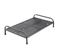YGDYFDC Lit pour Animaux de Compagnie Lit for Chien, lit for Animaux de Compagnie à Tube carré Complet, lit de Camp Hors Sol Pliable, résistant aux Rayures et aux morsures Lit Facile à Nettoyer(M)