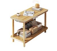 YGDYFDC Table Basse Tables Basses/Tables d'appoint en Bois Simples, Objets de Rangement Confortables for la Maison Petite Table(Beige,C)