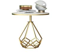 YGDYFDC Table Basse Tables d'appoint Modernes et élégantes à Cadre géométrique, Petites Tables décoratives Pratiques for la Maison Petite Table(Gold)