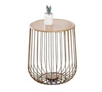YGDYFDC Table Basse Tables d'appoint tissées en métal, Modernes et minimalistes, Objets de décoration Pratiques for la Maison Petite Table(Gold)
