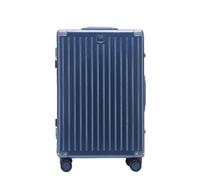 YGDYFDC Valise à roulettes Boîte À Bagages avec Cadre en Aluminium, Valise À roulettes d'avion, Valise D'embarquement avec Mot De Passe, Boîte À Chariot À Bagages Valise Voyage(Blue,20in)