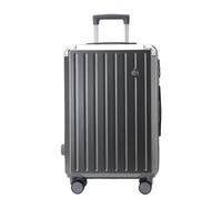 YGDYFDC Valise à roulettes Nouveau Cadre en Aluminium Coque Rigide Valise Valise 20 Pouces Valise d'embarquement Longue et Courte Distance boîtier de Chariot Valise Voyage(Gray,24in)
