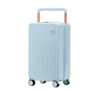 YGDYFDC Valise à roulettes Valise À roulettes Large Valise À roulettes Universelle Valise À roulettes À Fond Plat for Hommes Et Femmes Valise À Code Valise Voyage(Blue,24in)