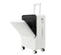 YGDYFDC Valise à roulettes Valise À roulettes Universelle De 28 Pouces, Valise for Hommes Et Femmes, Valise À Verrouillage À Boucle avec Mot De Passe Valise Voyage(White,26in)