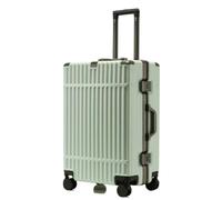 YGDYFDC Valise à roulettes Valise À roulettes Universelle De 28 Pouces, Valise for Hommes Et Femmes, Valise À Verrouillage À Boucle avec Mot De Passe Valise Voyage(Green,20in)