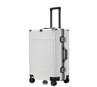YGDYFDC Valise à roulettes Valise À roulettes Universelle De 28 Pouces, Valise for Hommes Et Femmes, Valise À Verrouillage À Boucle avec Mot De Passe Valise Voyage(Bianca,28in)