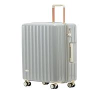 YGDYFDC Valise à roulettes Valise D'embarquement De 20 Pouces, Valise Trolley for Hommes Et Femmes, Valise Ultra-légère À Roue Silencieuse Valise Voyage(Gray,26in)