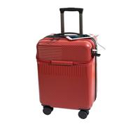 YGDYFDC Valise à roulettes Valise d'embarquement multifonctionnelle à Ouverture Frontale de 20 Pouces, Petite Valise à roulettes légère, Valise de 24 Pouces Valise Voyage(Rouge,22in)