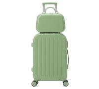 YGDYFDC Valise à roulettes Valise Simple Valise Chariot Multifonctionnelle Femme Roues Universelles Valise Femme Boîte À Mot De Passe Valise Valise Voyage(Green)