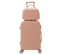 YGDYFDC Valise à roulettes Valise Simple Valise Chariot Multifonctionnelle Femme Roues Universelles Valise Femme Boîte À Mot De Passe Valise Valise Voyage(Pink)