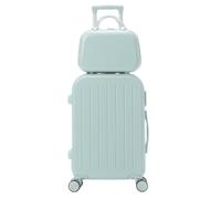 YGDYFDC Valise à roulettes Valise Simple Valise Chariot Multifonctionnelle Femme Roues Universelles Valise Femme Boîte À Mot De Passe Valise Valise Voyage(Blue)