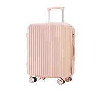 YGDYFDC Valise à roulettes Valise Trolley 20 Pouces Ins Valise Épaissie Solide Et Durable 26 Pouces for Femme Valise en Cuir 24 for Homme Valise Voyage(Pink,20in)