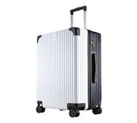 YGDYFDC Valise à roulettes Valise Trolley de 20 Pouces, boîte à Mot de Passe, Valise d'embarquement Universelle à roulettes, Valise en Cuir à la Mode Valise Voyage(A,30in)