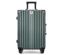 YGDYFDC Valise Valise rétro Anti-Collision à Cadre en Aluminium, Valise à roulettes, Port de Chargement Anti-Chute, for Hommes et Femmes Valise Grande Taille(Green,20cm)
