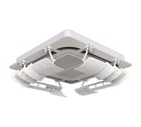 YGER JZGB Réglable Déflecteur Climatisation, Soufflage Anti-DirDéflecteur, Contrôle du Flux d'air, Réglage Libre, pour Climatiseur de Plafond, ne Tombe Pas, Anti-Condensation