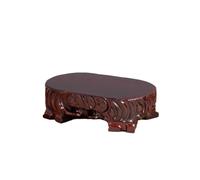 YGFBLSZ Base de Statue pour Plantes d'intérieur, Tout en Bois Massif, Base d'ornement surélevée, Vase, bonsaï, Aquarium, Support inférieur, présentoir de Vase, Base de piédestal, A