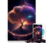 Yggdrasil l'arbre de Vie Puzzle de 1000 pièces pour Adolescents Jeu de Stimulation Cognitive Assemblage Parfait Format Compact Idéal pour des Moments de Jeu en Famille (38x26cm)