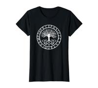 Yggdrasil l'arbre du Monde avec Runes | Cadeaux de la mythologie Nordique T-Shirt Graphique avec Valeur