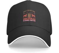 YGHAOWKJR Casquette de baseball classique « All I Want for Mas is More Coffee » - Casquette de baseball rétro Anime - Casquette moelleuse pour homme et femme