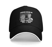 YGHAOWKJR Casquette de baseball classique Robert Redford Legends Never Die Movie Spring Trucker Hat Sports Snapback Cap Femmes Hommes Casquettes de baseball