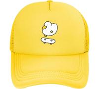 YGHAOWKJR Casquettes de baseball classiques en maille de canard snapback tendance casquettes de baseball respirantes décontractées pour homme et femme