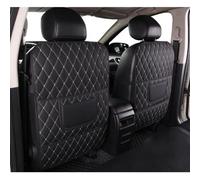 YGHJYTF 2pcs Voiture Anti Kick Pad pour Audi Q2 Q3 Q3-Sportback Q4 Q4-Sportback, Cuir PU Siège Arrière Kick Mats avec Sac de Rangement Anti-Sale Protection Coussin,D