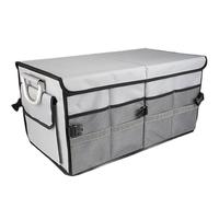 YGHJYTF Organisateur de Coffre de Voiture pour Golf 7/Tigua-n/Passa-t B8 Variant/Touran/Atlas, Boîte Rangement de Voiture Pliable Avec Compartiments Multiples Sac Rangement,C-Grey