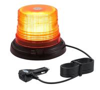 YGiTK 48 LED Gyrophare à Base Magnétique 48W 12V/24V Flash 7 Modes ABS Amber Lumière d’Avertissement Clignotant Stroboscope d'Urgence pour Camion, Tracteur, Chasse-Neige, Dépanneuse