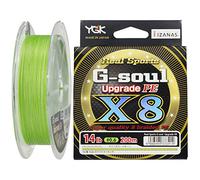 YGK G-Soul X8 Ligne de pêche multifilament PE 200 m # 0,6 / 0,128 mm / 6,4 kg