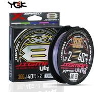 YGK-Upgrade X8 tresse Jigman Ultra PE ligne de pêche, multicolore haute résistance, ligne de pêche océanique, fabriqué au japon, 200 m, 300 m 200M