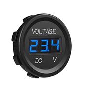 YGL 12-24V DC Voltmètre Affichage Numérique à LED Imperméable pour Bateau Moto Camion Marine(Bleu)