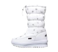 YGLEEULI Bottes d'hiver for femmes, chaussures chaudes en peluche, bottes mi-mollet, imperméables, en caoutchouc, antidérapantes, bottes de neige, grande taille pour Femmes(White snow,41)