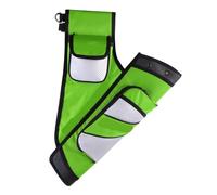 YGLEEULI carquois de Ceinture Carquois de Ceinture, carquois Dorsal, tir à l'arc avec Tubes Protection for flèches, Sac en Toile(Green)