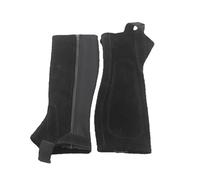 YGLEEULI Horse Riding Half Chaps Chaps d'équitation, demi-chaps, chaps équestres en cuir suédé, équipement de protection corporelle, selle cheval(3XL)