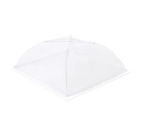 YGLEEULI Lot de 1 à 4 Housses Protection Pliables en Maille for Cuisine, Parapluie, Pique-Nique, Accessoires BBQ Picnic Food Cover(White-43x43cm,2PCS)