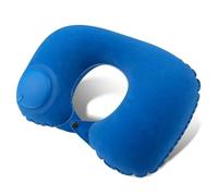 YGLEEULI Oreiller Cervical étanche avec Pompe intégrée, soulagement de la Fatigue, Voyage en Plein air, Voiture, Avion, Oreiller Gonflable for Un Usage Quotidien pour Voiture(Blue)