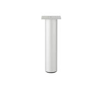 YGLEEULI Pieds de Meuble en métal Pieds de Support réglables for Meubles, Ronds, en Alliage d'aluminium, for, Lits et canapés. Hauteur réglable(Silver-18CM,4PCS)