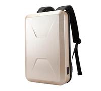 YGLEEULI Sac à dos PC hommes Anti-vol sacs à dos d'affaires 15.6 pouces sacs à dos d'ordinateur portable étanche sac de voyage masculin pour Homme(Gold)