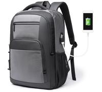 YGLEEULI Sac d'ordinateur portable sacs d'école for garçons hommes moto affaires sport voyage sac à dos pour Homme(Grey)
