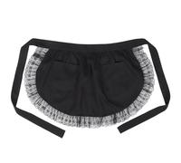 YGLEEULI Tablier jupe en dentelle, tabliers de serveur, cuisine rétro, moitié for femmes, avec poches, accessoires, taille coton Chef Tablier de Cuisine