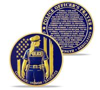 YGLLSSY Pièces de défi de police féminines pour défi de police - Pièces de défi de police - Défi de prière - Pièces de monnaie de défi - Pièces de monnaie de défi de police - Cadeaux de shérif adjoint