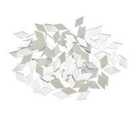 YGLONG Mosaique Verre 200pcs Forme de Diamant Verre Miroir Miroir mosaïque mosaïque Moulin Home décoration Artisanat Bricolage Accessoire Wall oeuvre d'art Mosaique Loisir Creatif (Color : As Photos)
