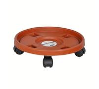 YGLONG Soucoupe Pot Fleur Support de Plantes Amovible, Plateau de Pot de Fleur avec Roue Universelle, Support de Pot de Fleur à roulement Lourd, Balcon intérieur et extérieur 1 pièce(26CM)