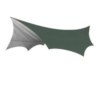 YGLONG Voile Ombrage Grande bâche de Camping 5.1x5.1m, imperméable, octogonale, Papillon, abri Solaire extérieur, auvent, Tente, Pare-Soleil, auvent Touristique de Plage(Green)