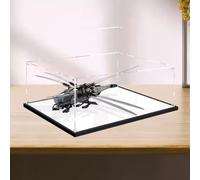 Yglophic Vitrine en acrylique pour Lego 10327 Dune Atreides Royal Ornithopter, présentoir avec base noire, boîte de rangement anti-poussière pour collection de figurines (85 x 60 x 30 cm) B, 2 mm